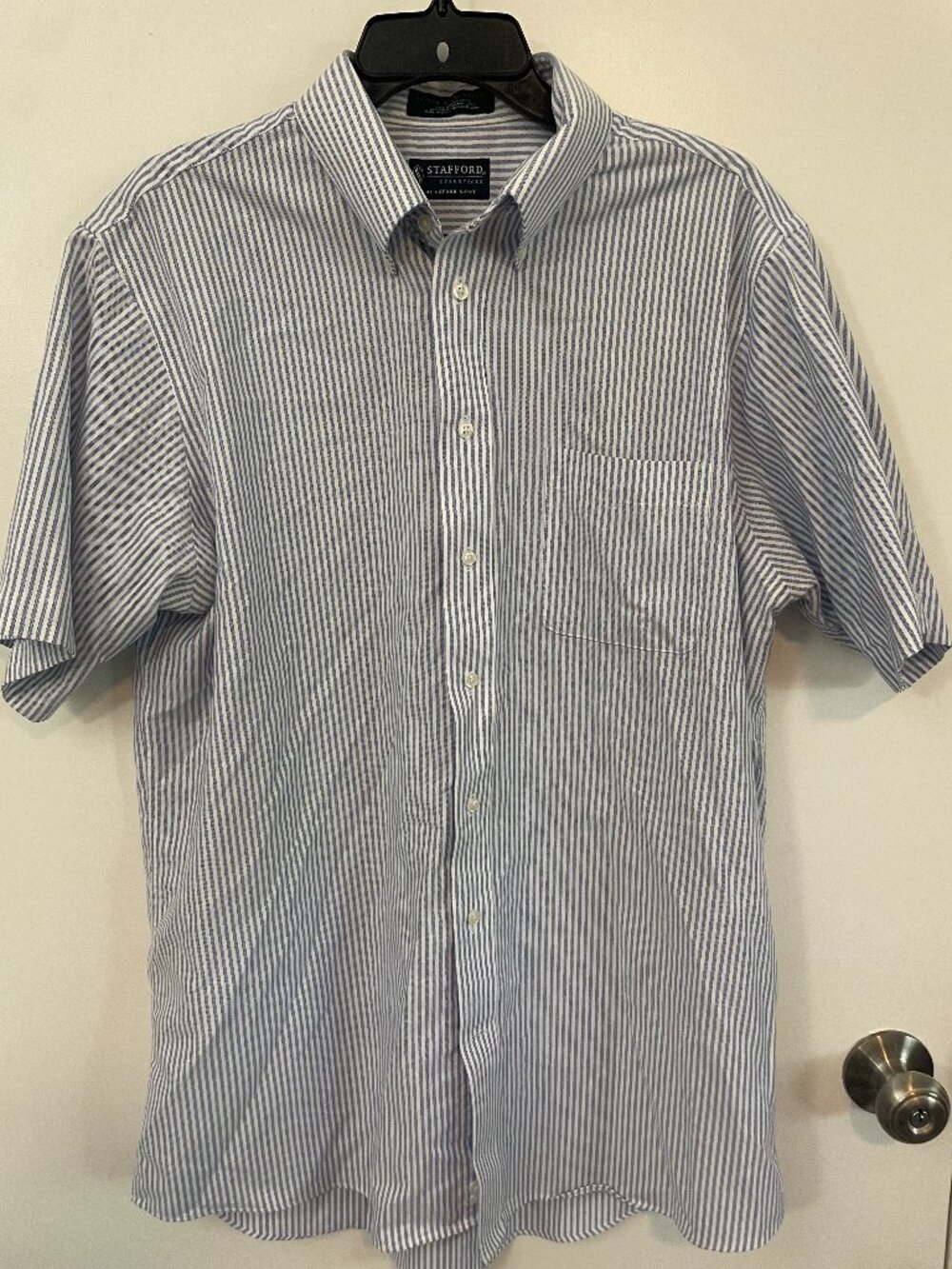 Men's Stafford Essentials Oxford Shirt Size 16 1/2
